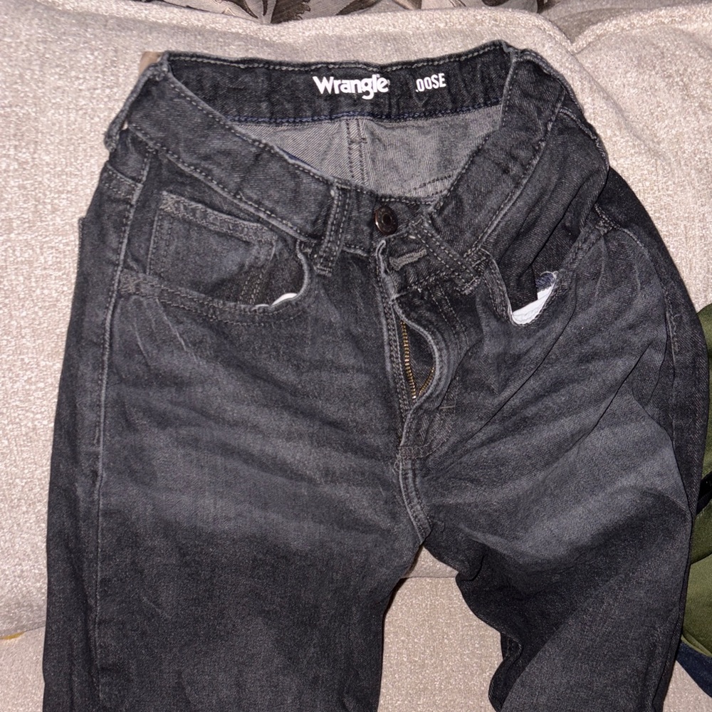 Wrangler Kids Charcoal Casual Jeans